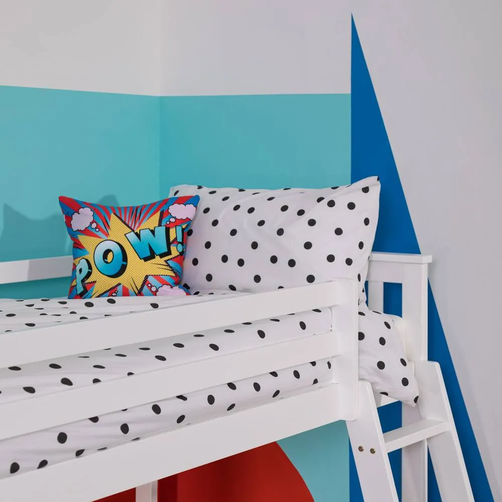 Nöa and Nani Harri Bunk Bed Low Midsleeper in White 3