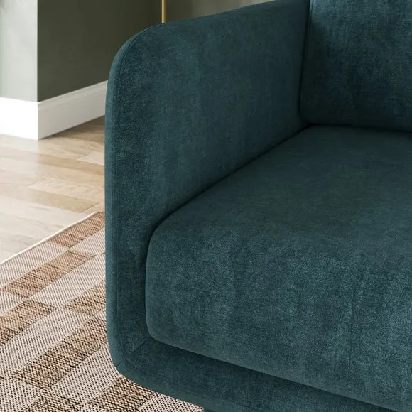 Jude Chenille Upholstered Cube Armchair 3