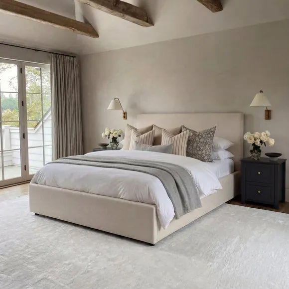 Wilder Chenille Ottoman Bed Frame 1