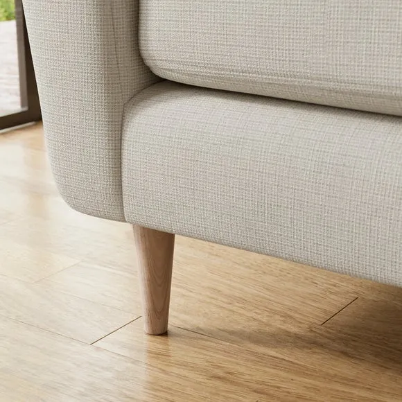 Sven Soft Texture Chenille 3 Seater Sofa 5