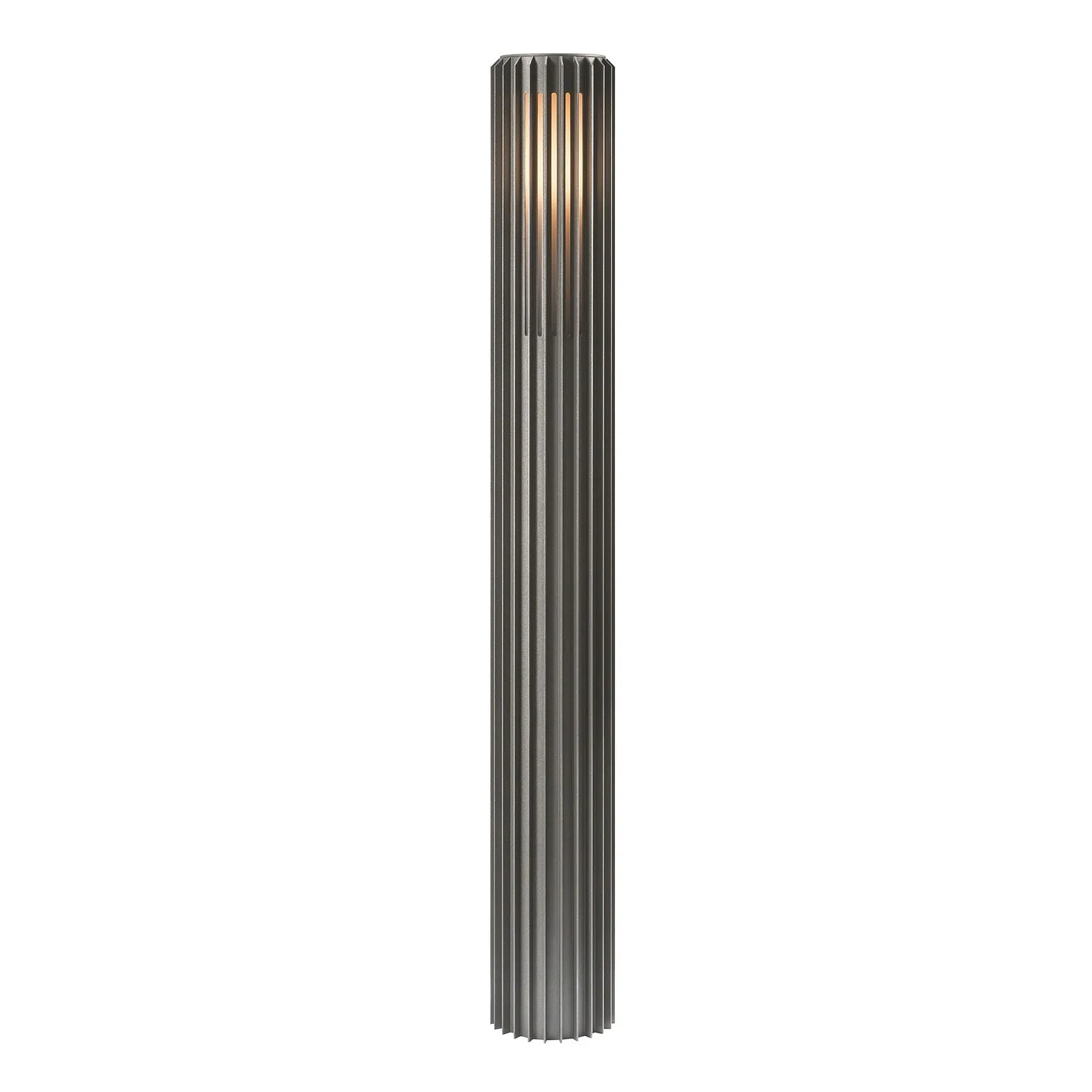 Nordlux Aludra Outdoor Post Light Grey Metal Garden E27 IP44 Mains in Black