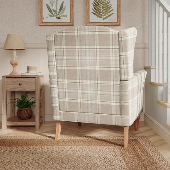 Charnwood Check Grande Armchair 2