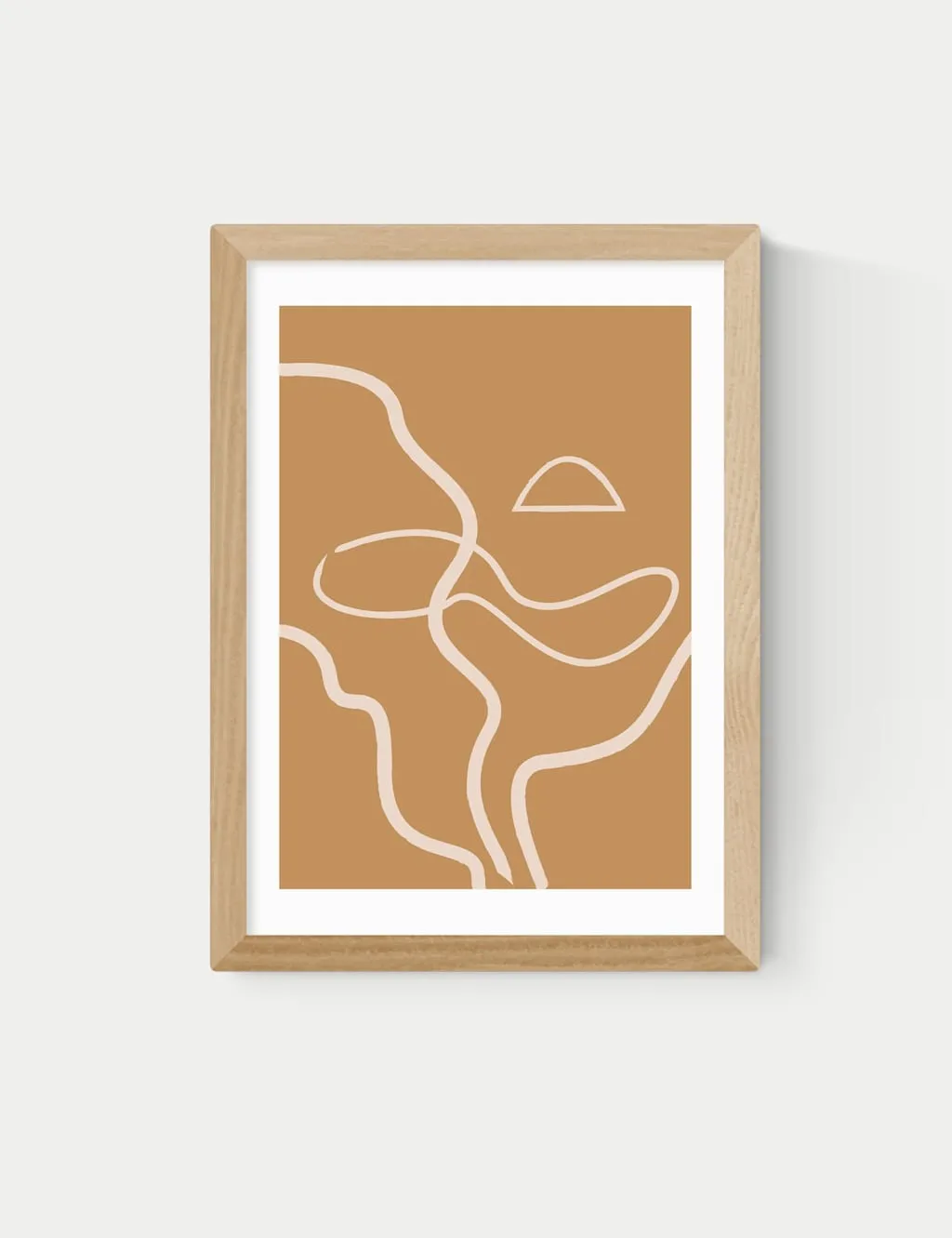 East End Prints The Line Framed Art Natural