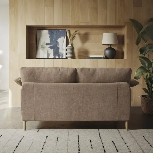 Hector Tonal Plush Chenille 2 Seater Sofa 4