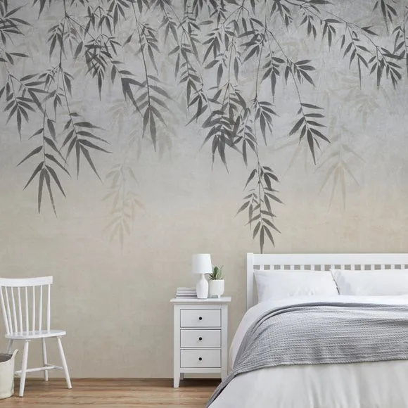 Ombre Leaf Wall Mural 3