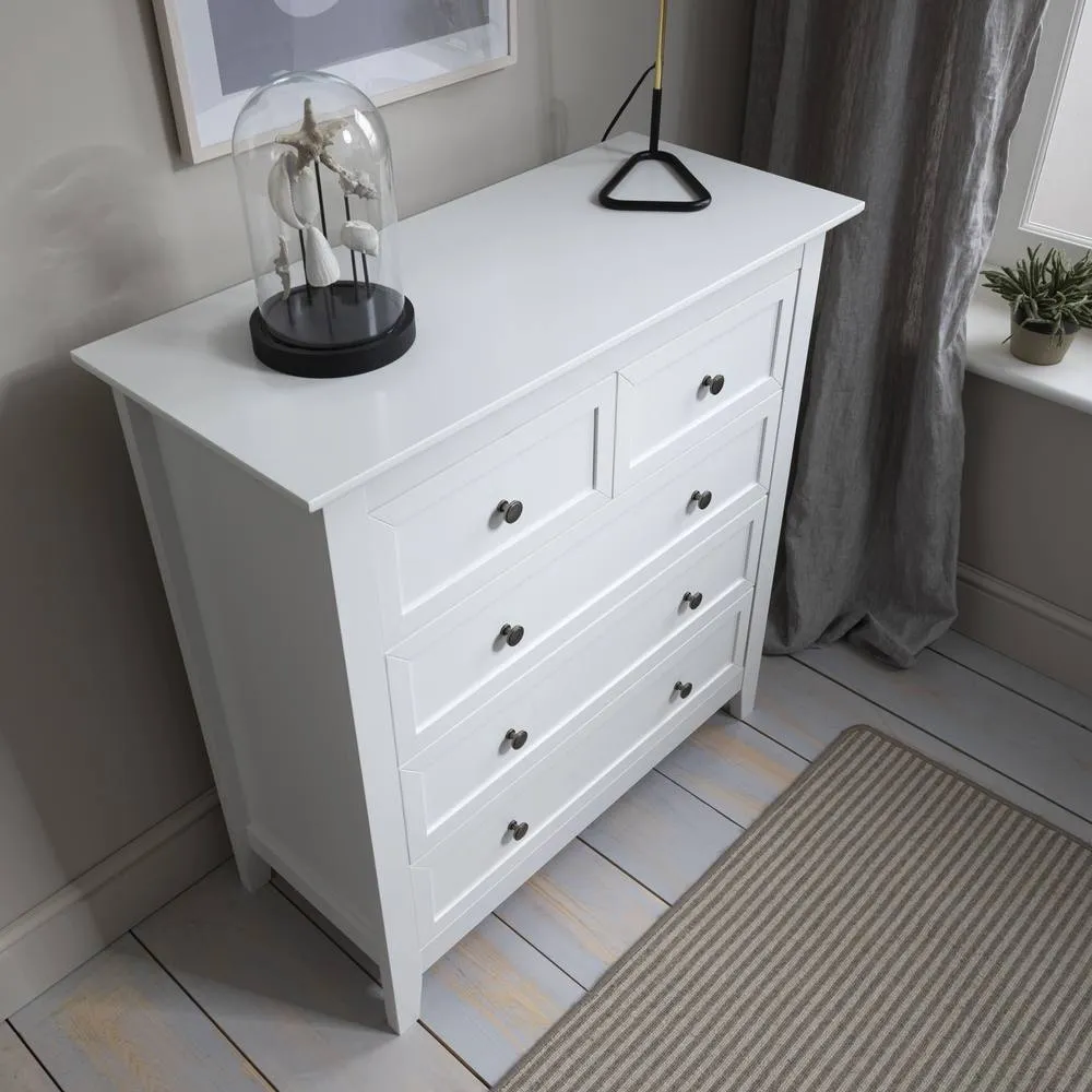 Nöa and Nani Karlstad Chest of Drawers 2+3 Drawer in White 3