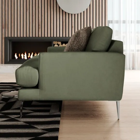 Lawson Matte Plush Velvet Snuggle Chair 2