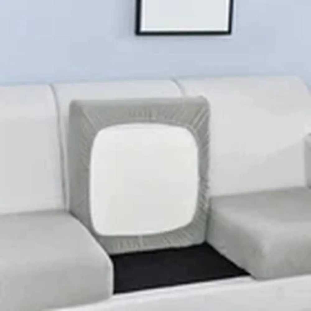 Havendro 3 Seater Light Grey Sofa Seat Cushion Covers Couch Protector
