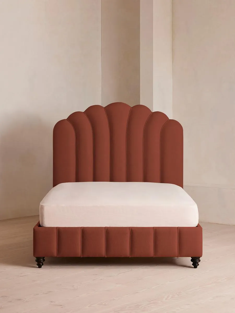 Manette Bed, Super King, Linen, Sienna