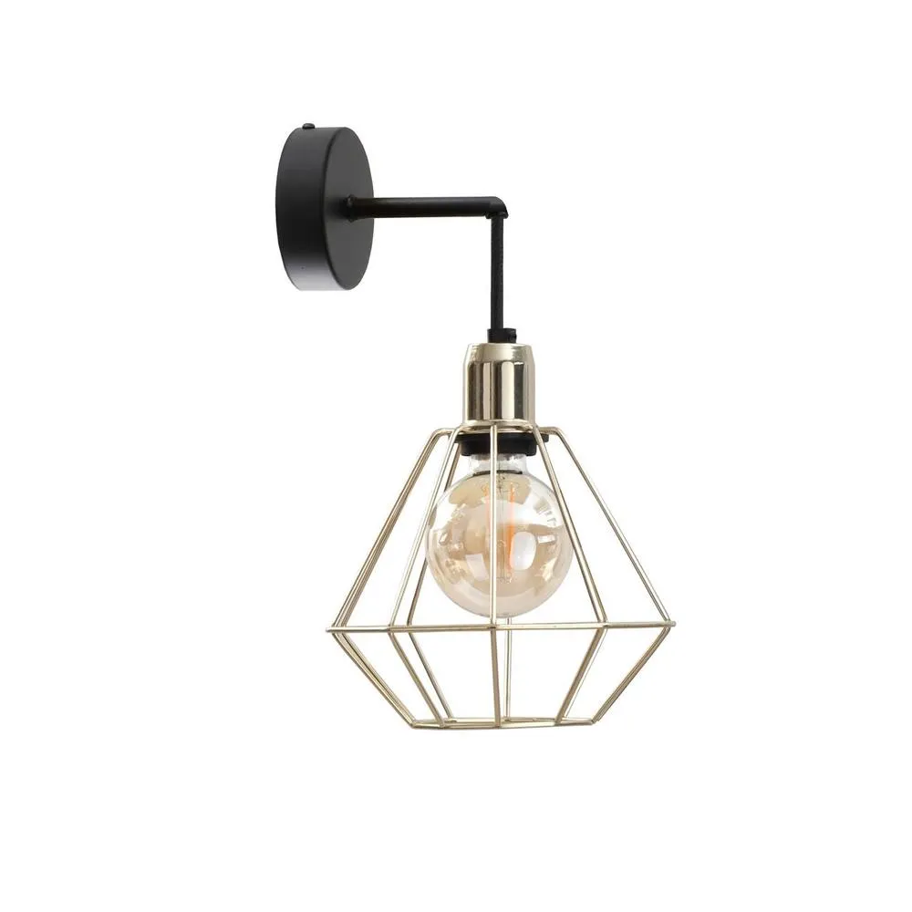 Netlighting Como Wall Lamp Gold 20cm 1x E27