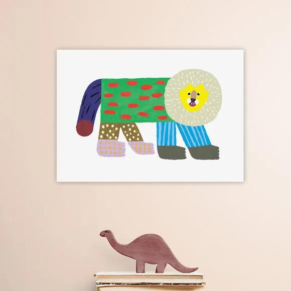 East End Prints Flash Lion Print 1
