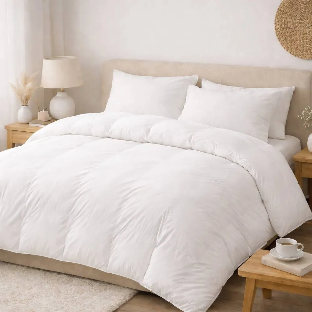 Voltico Silentnight Cooler Summer King Size Duvet 4.5 Tog Lightweight in White
