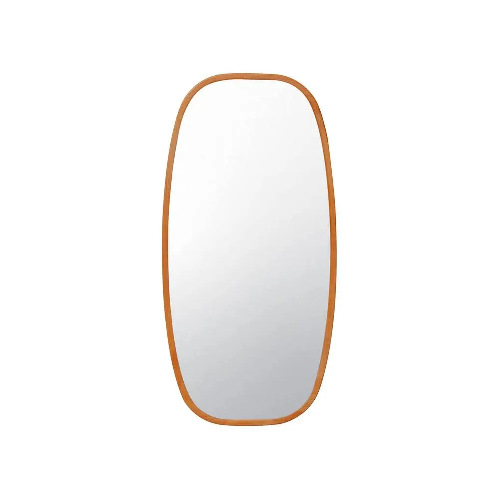 sweeek Rectangular wooden mirror in Light Brown 6