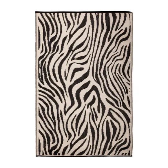 Fallen Fruits Zebra Outdoor Rug 2
