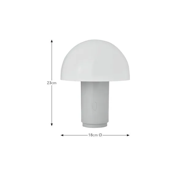 Mushroom Rechargeable Touch Dimmable Table Lamp 5