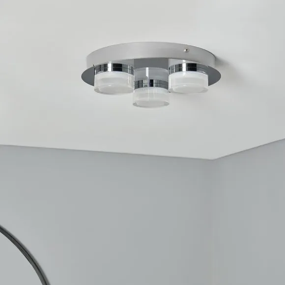 Bolton 3 Light LED Flush Ceiling Light 2