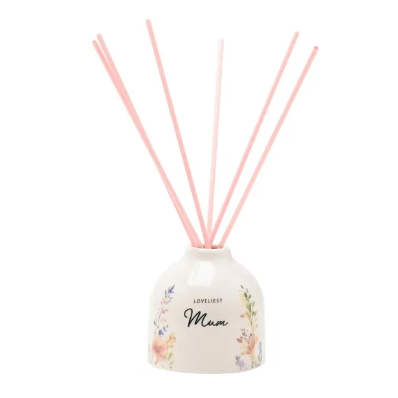 The Cottage Garden Peach Floral Ceramic Diffuser 3