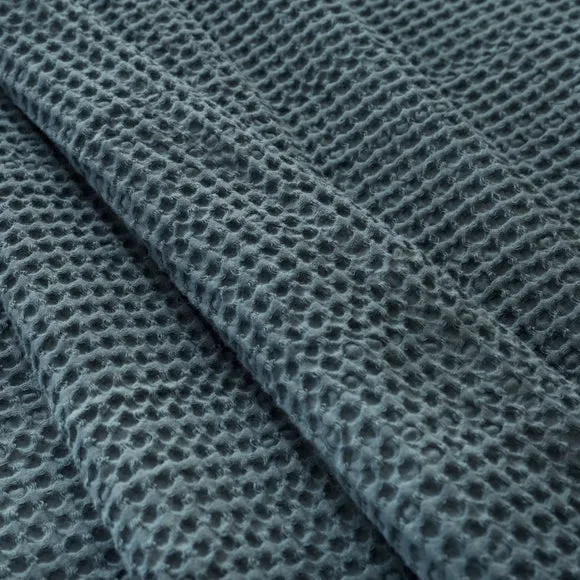 Otis Waffle 100% Cotton Throw Blanket 2