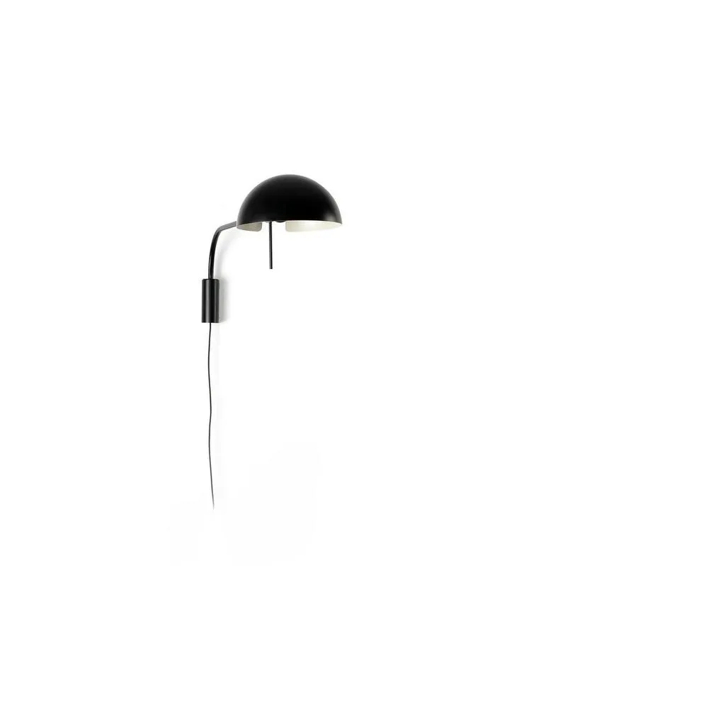 Netlighting Dominica Extra Large Dome Wall Lamp Matt Black 4