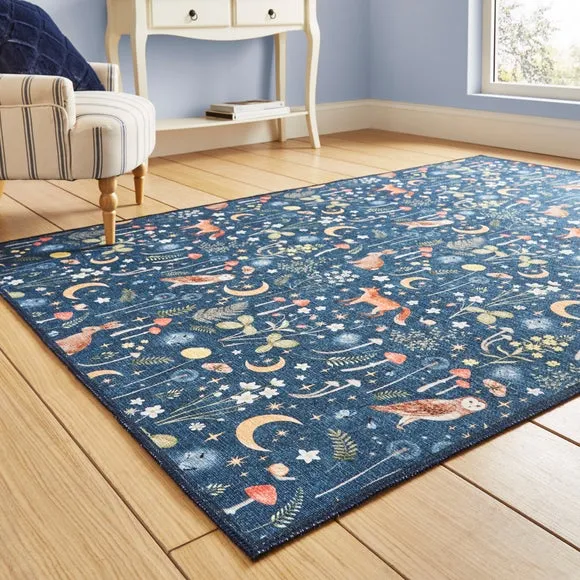 Catherine Lansfield Twilight Animals Rug 6