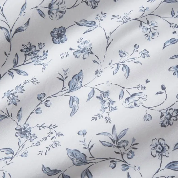 Floral Toile Polycotton Duvet Cover & Pillowcase Set 3