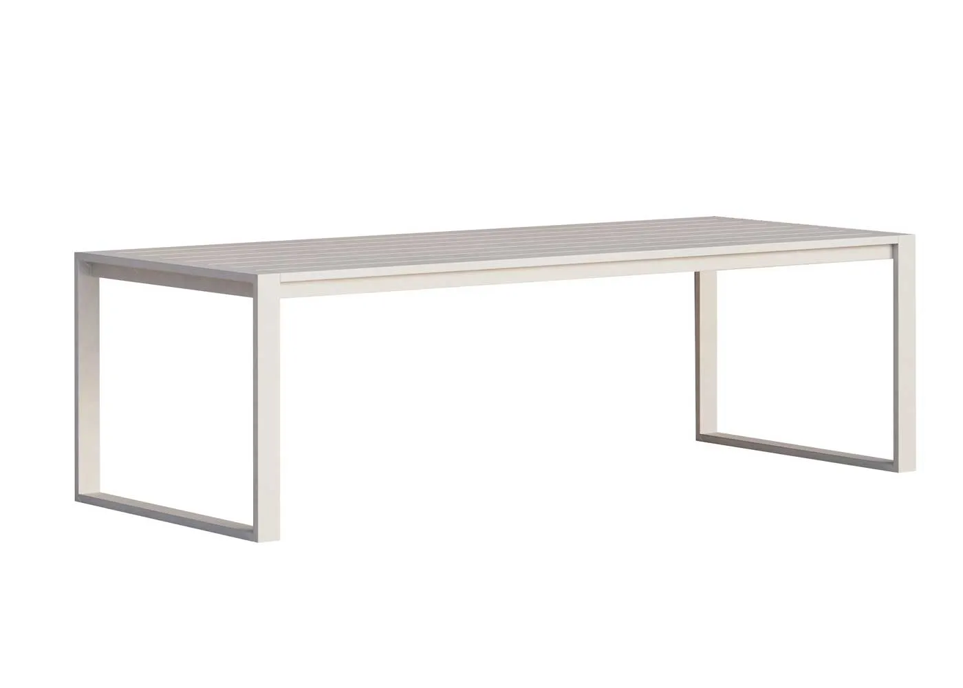 Case Eos Communal Outdoor Dining Table White