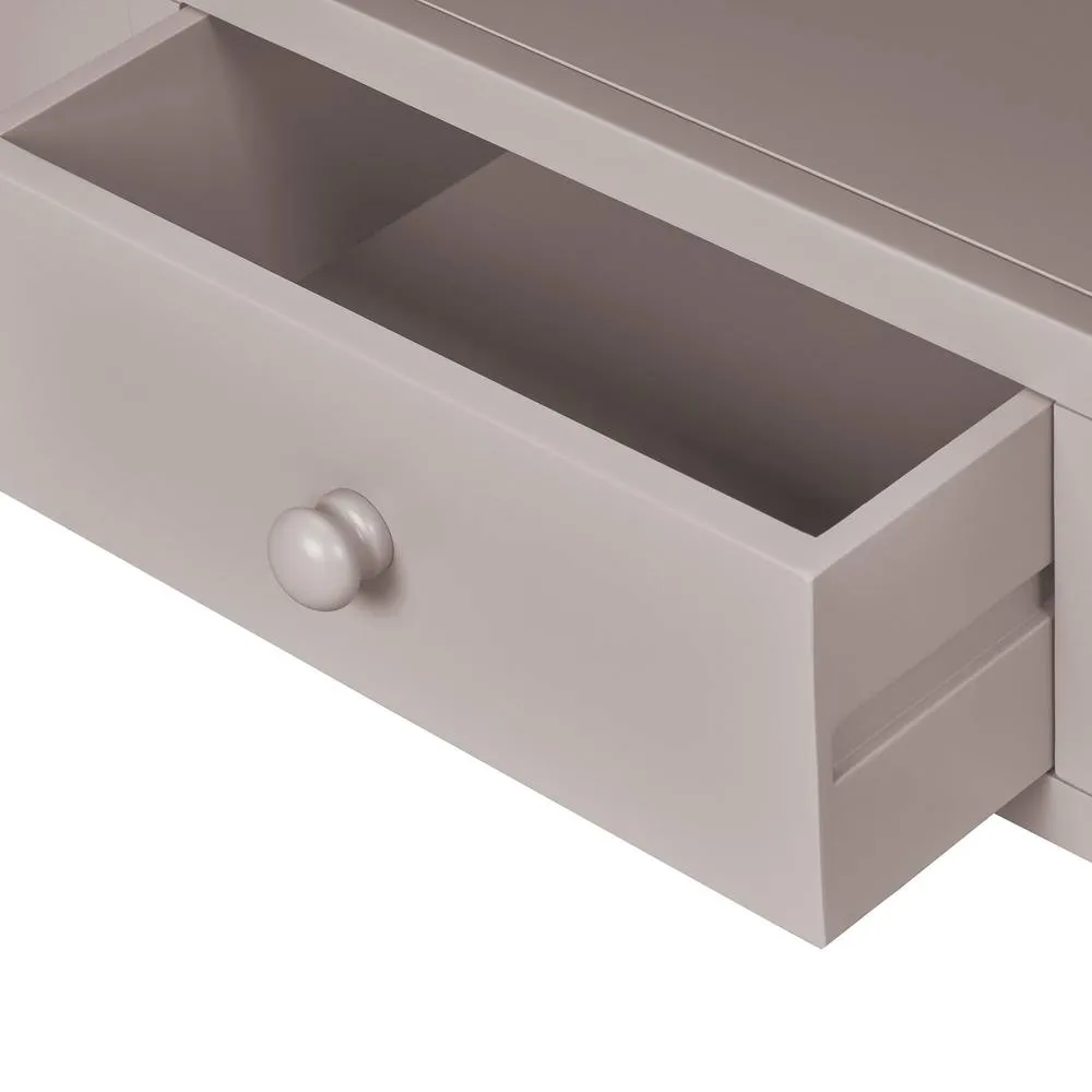 Statement Furniture Florence Large TV Stand with 3 Drawers & Shelf in Taupe 5