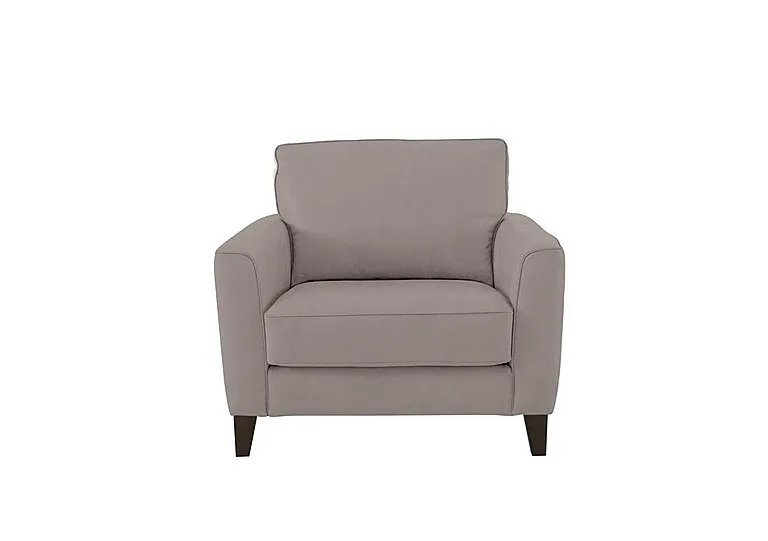 Brondby Fabric Armchair - Silver