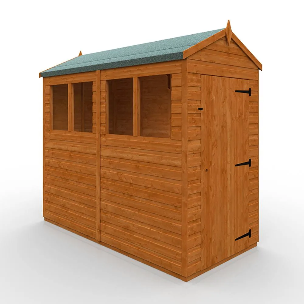 Buttercup Farm 8x4 Flex Apex 12mm Flex - L238.8 x W115 x H209 cm - Burnt Orange