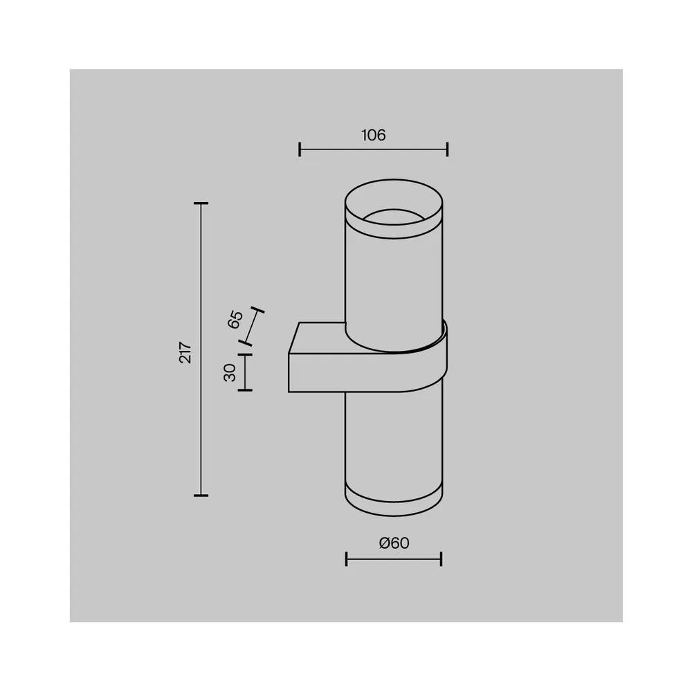 Netlighting Focus Design Up & Down Wall Lamp Matte Gold 2xGU10 5