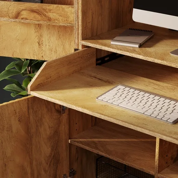 Bryant Hideaway Computer Cabinet Desk 3