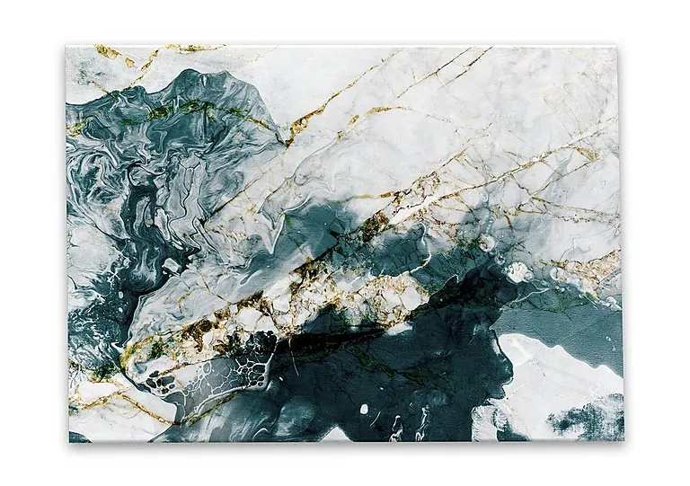 Marble 2 Glass Wall Art