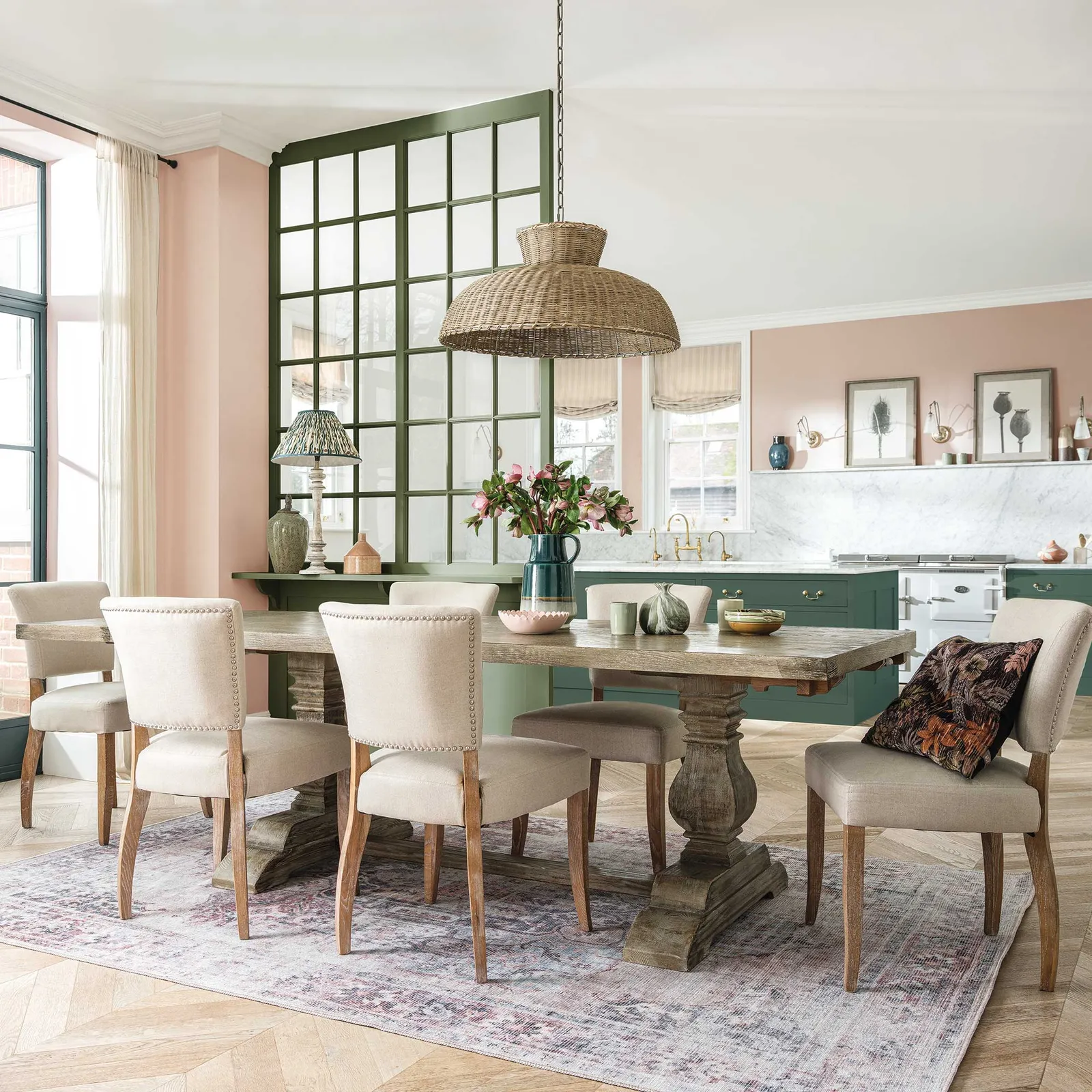 Myla Lila 120X170Cm Rug, Square Cotton Blend | Barker & Stonehouse 2
