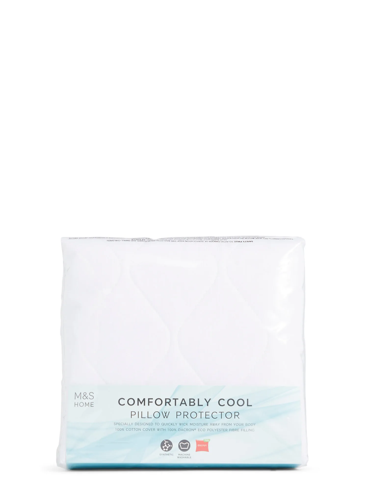 M&S 2 Pack Comfortably Cool Pillow Protectors