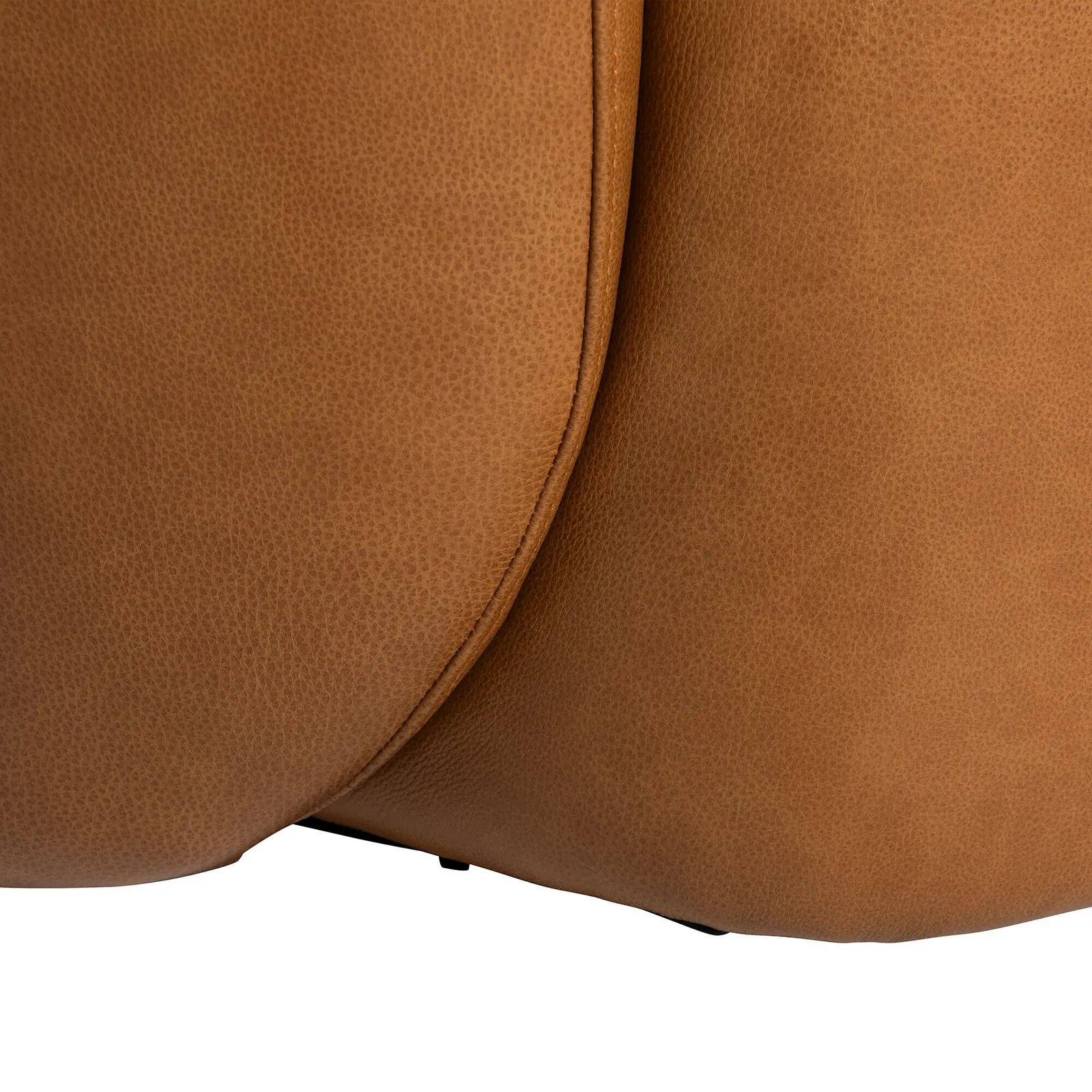Gardin Swivel Armchair, Brown Leather | Barker & Stonehouse 5