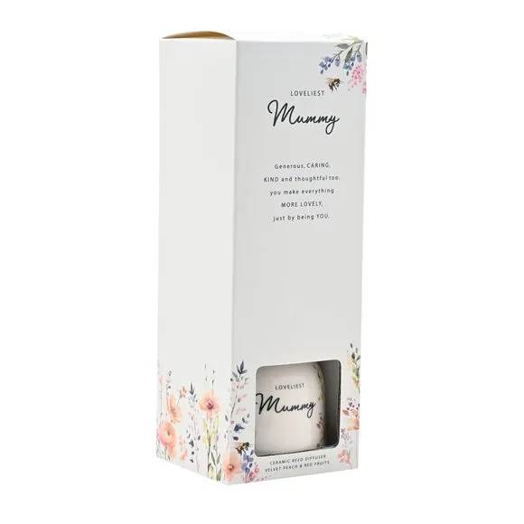 The Cottage Garden Peach Floral Ceramic Diffuser 5