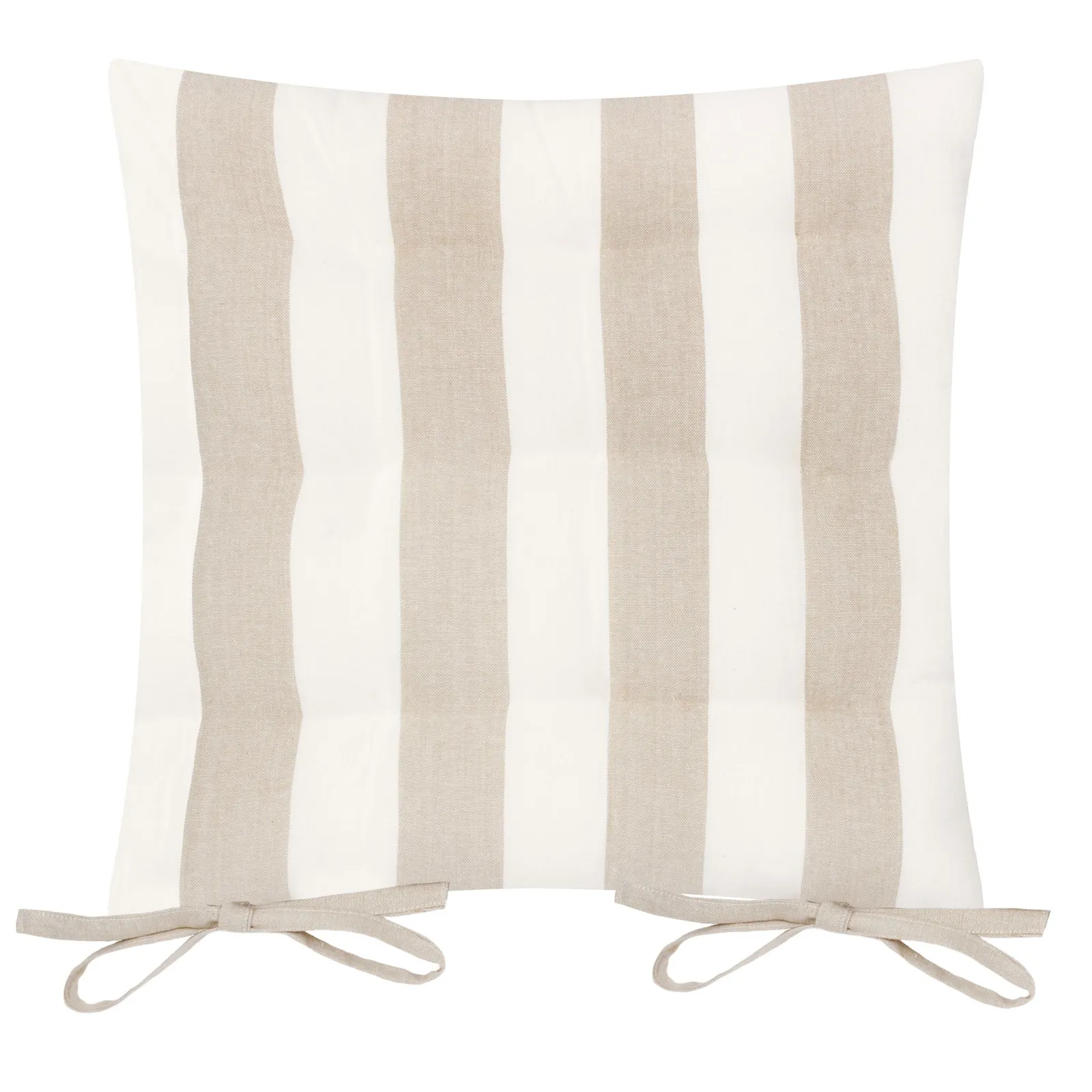 Yard Hayle Striped 100% Cotton Seat Pads - 2 Pack in Natural 3