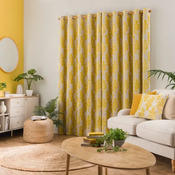 Annika Cut Velvet Eyelet Curtains 4