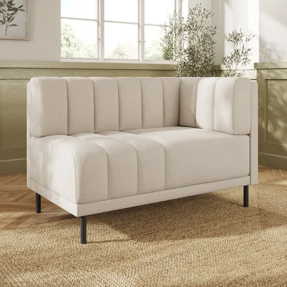 Amali Corner Dining Bench, Textured Weave 3