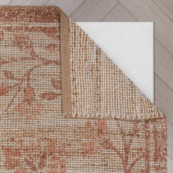 Dua Floral Jute Rug 3