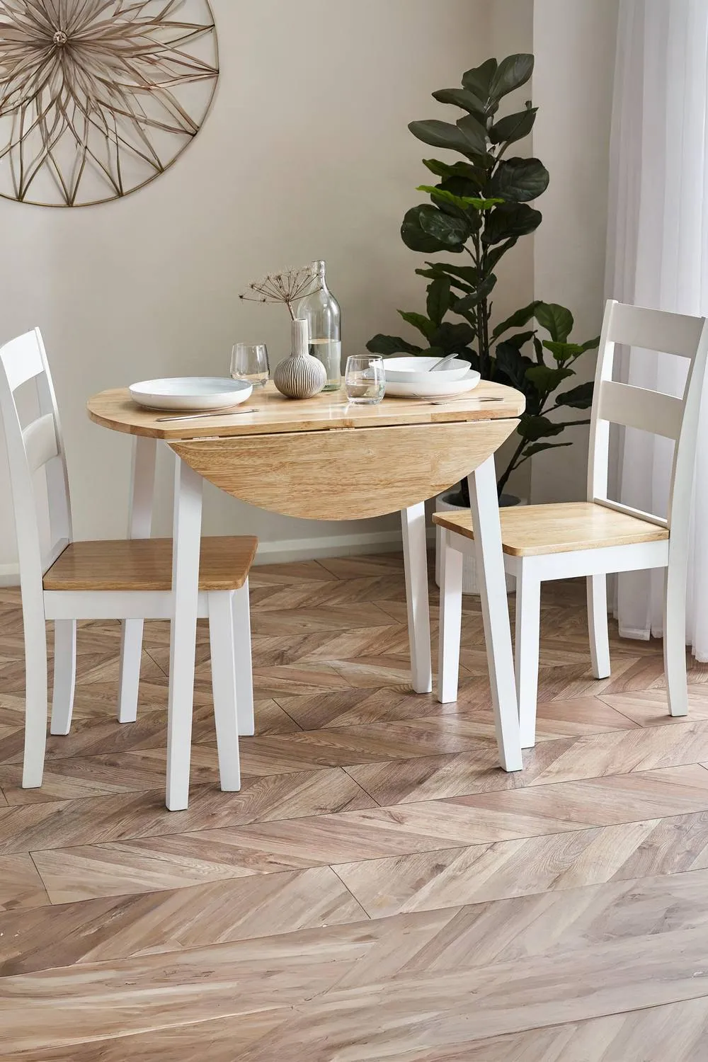 Julian Bowen Linwood Dining Chair (Set of 2) in Light Oak 3