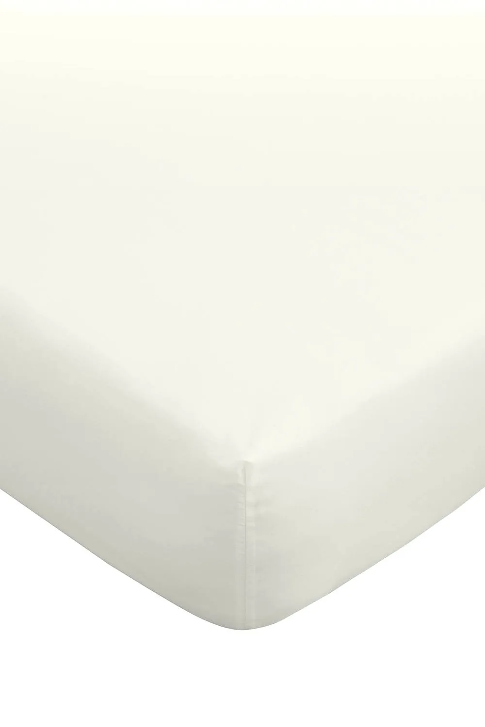 Bianca '180 Thread Count Egyptian Cotton' Fitted Sheet in Cream 2