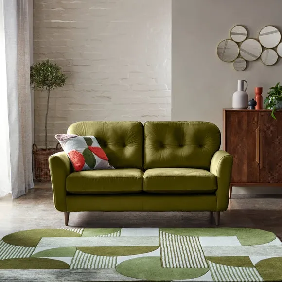 Sven Opulent Velvet 2 Seater Sofa 1