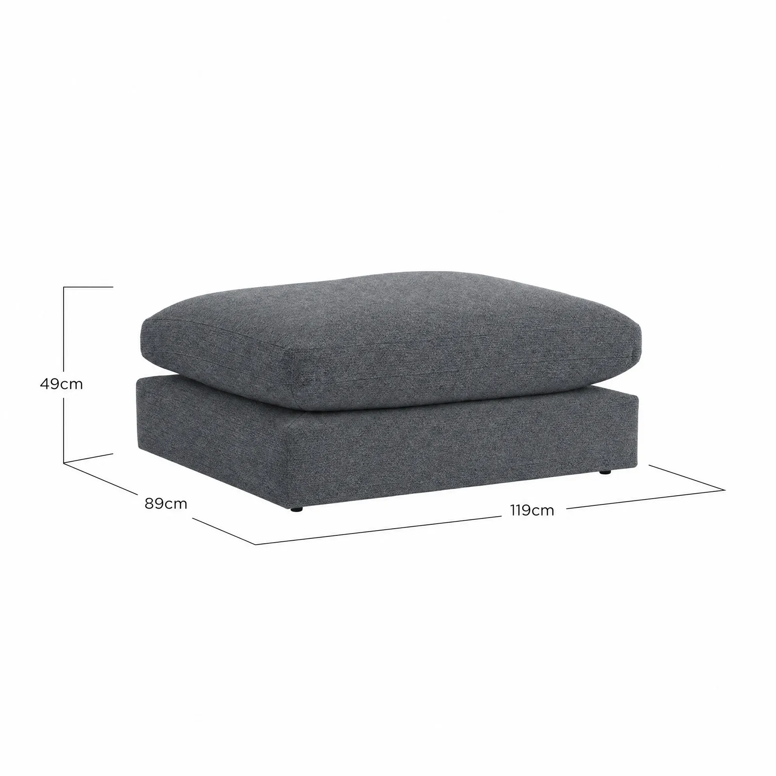 Artenis Footstool, Blue | Barker & Stonehouse 4