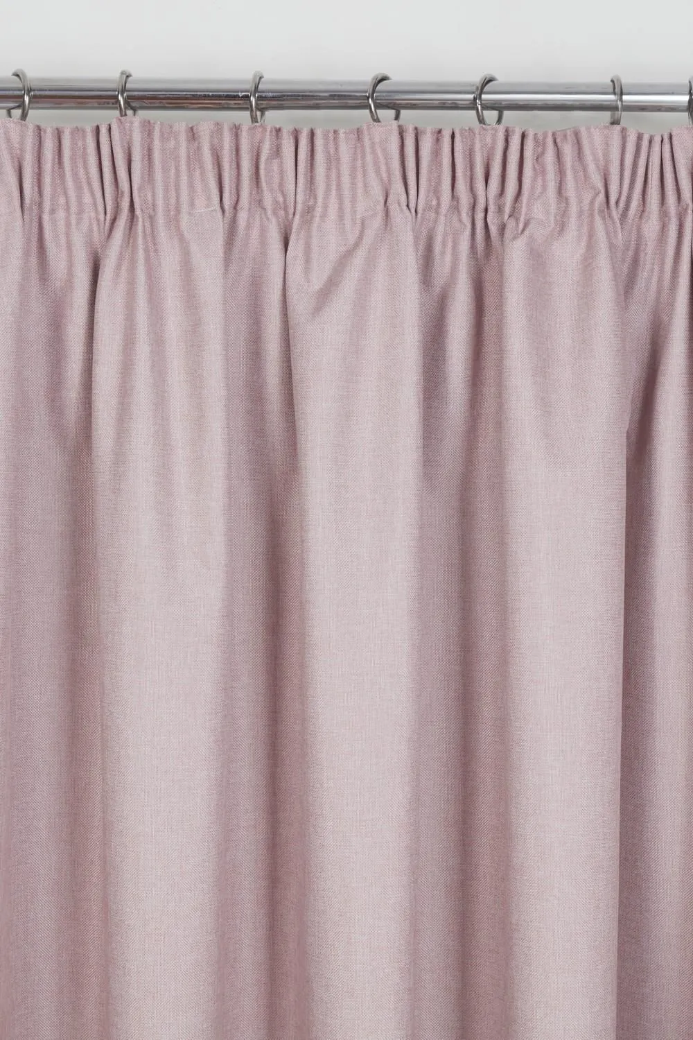 Sundour Eclipse Pencil Pleat Blackout Curtains Taped Curtain Pair in Pink 2