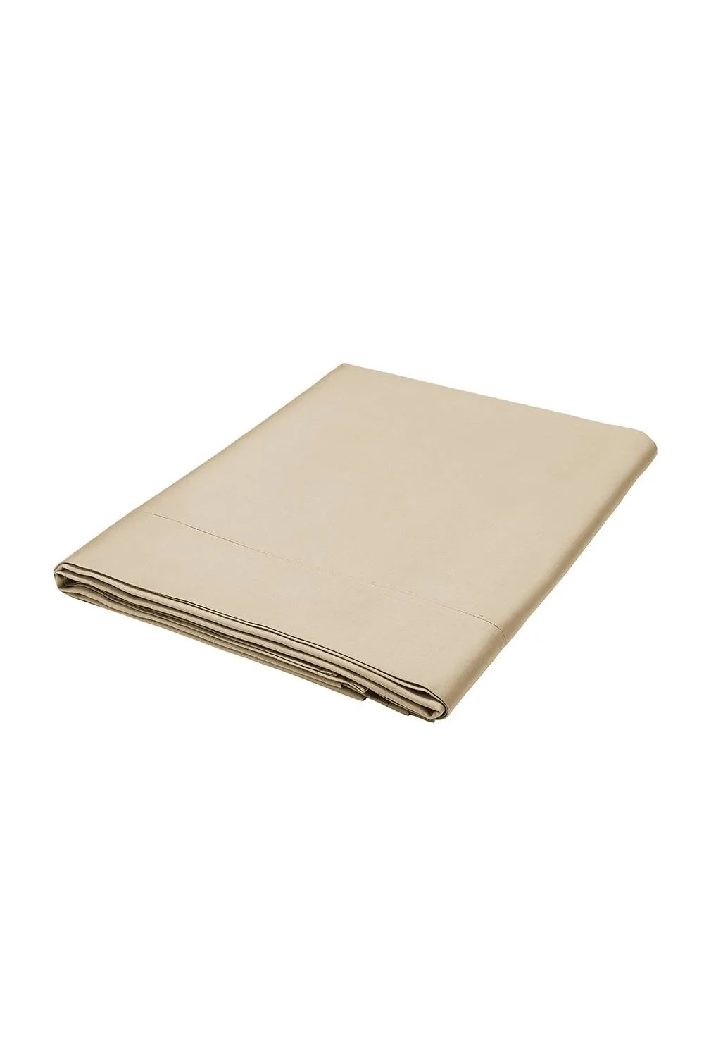 1951 'Luxury 400 Thread Count' Cotton Sateen Flat Sheet in Gold