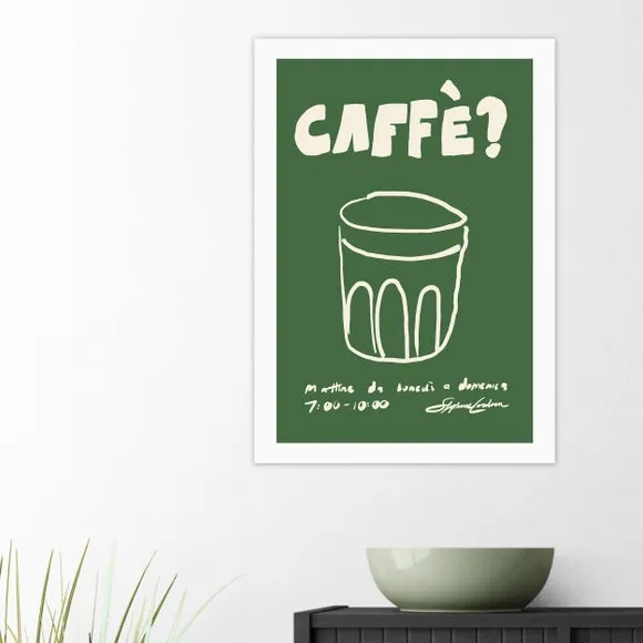 East End Prints Caffe Print 1