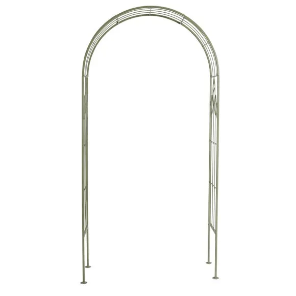 Rustic Leaf Metal Arch 4
