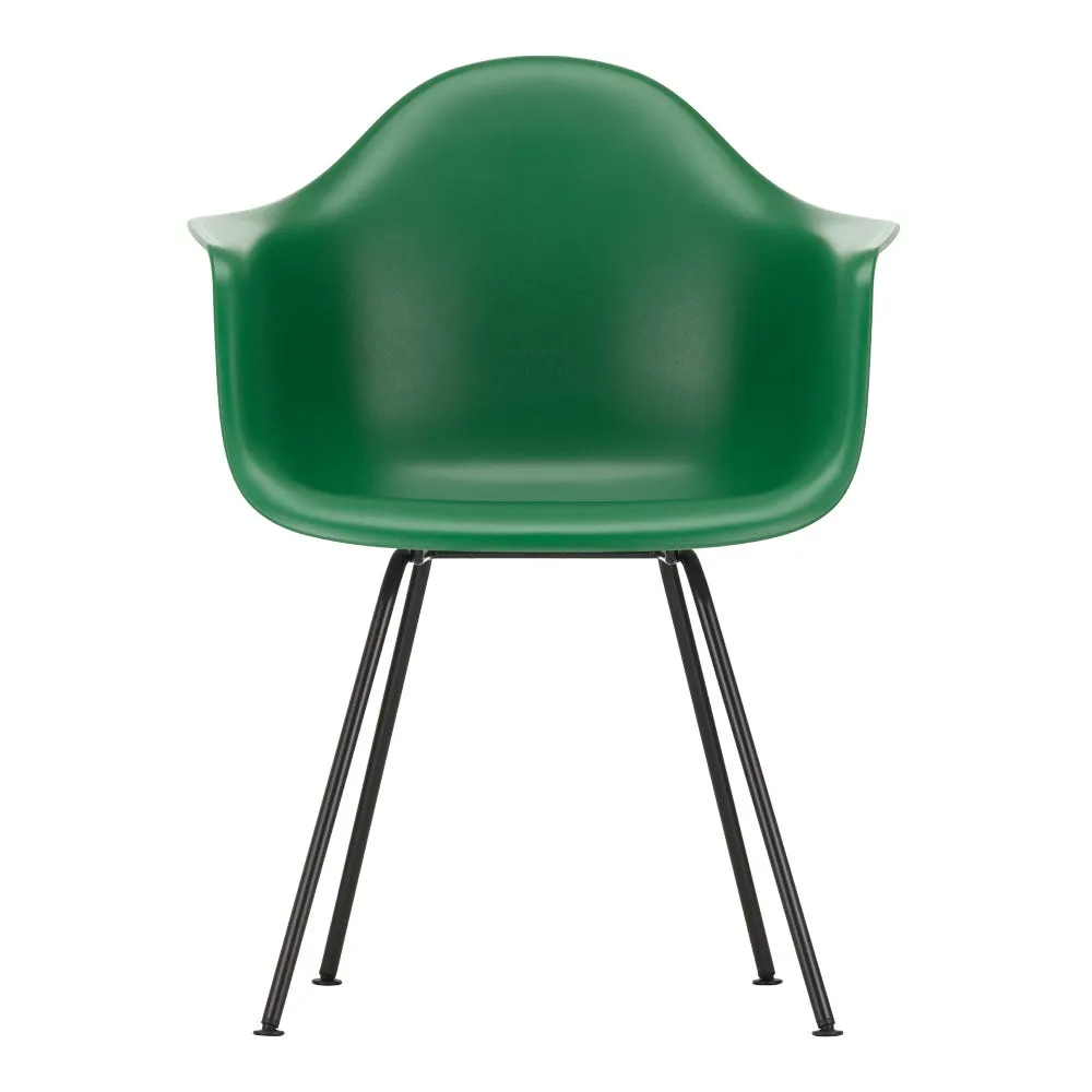 Vitra Eames DAX Armchair RE in Emerald with 30 Basic Dark Powder Coated Base 05 Glides 1