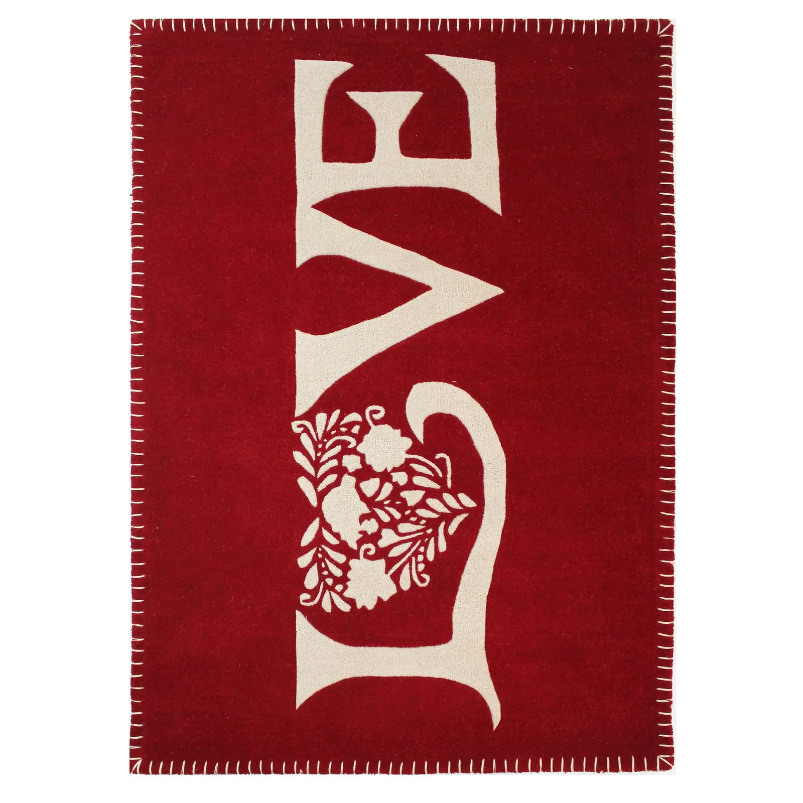 Love Rug Red